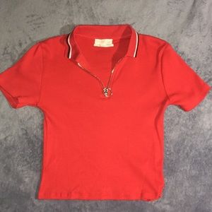 UO Collared Crop Top
